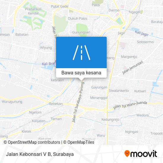 Peta Jalan Kebonsari V B