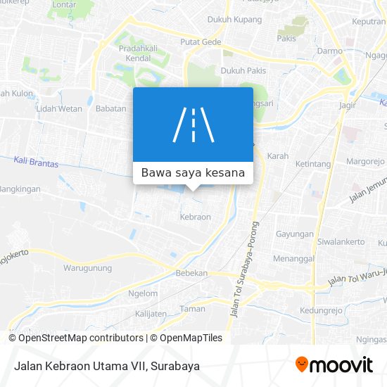 Peta Jalan Kebraon Utama VII