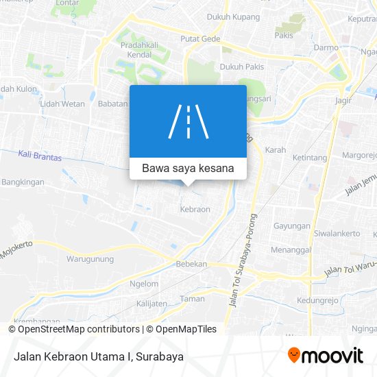 Peta Jalan Kebraon Utama I