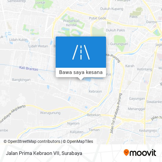 Peta Jalan Prima Kebraon VII