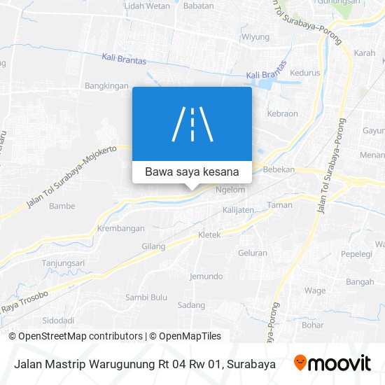 Peta Jalan Mastrip Warugunung Rt 04 Rw 01