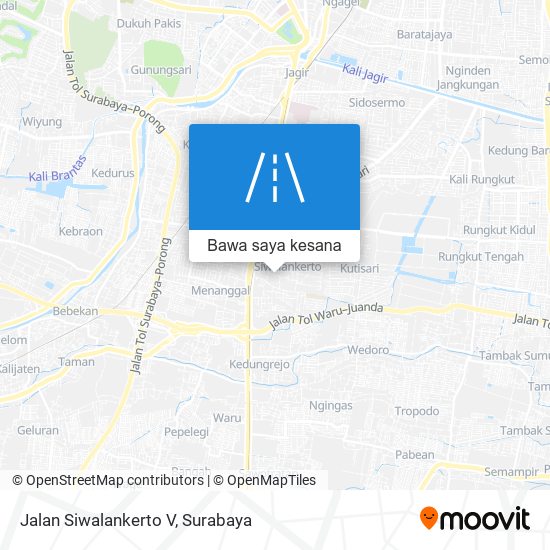 Peta Jalan Siwalankerto V