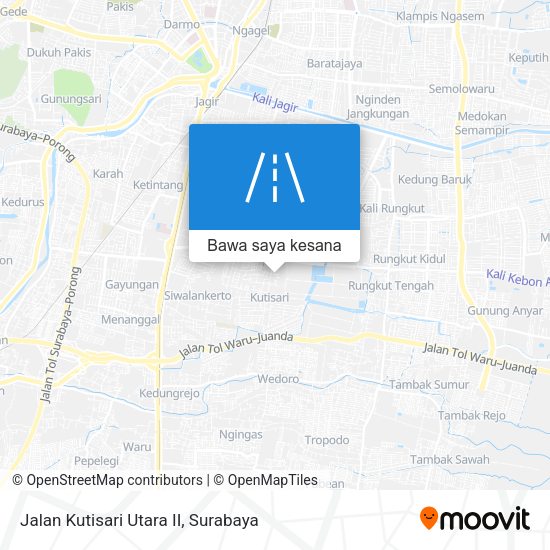 Peta Jalan Kutisari Utara II