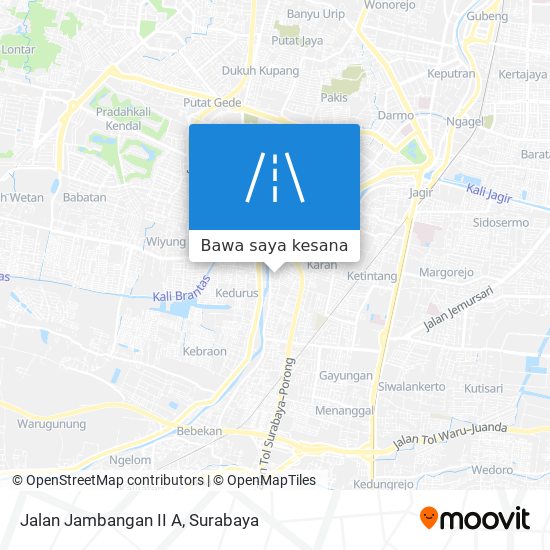 Peta Jalan Jambangan II A