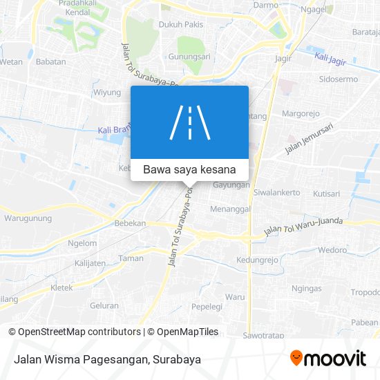 Peta Jalan Wisma Pagesangan