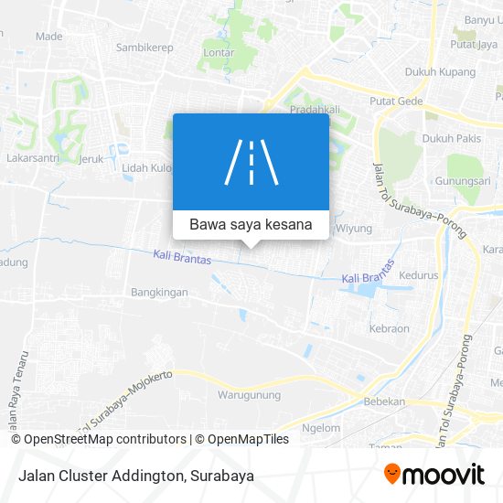 Peta Jalan Cluster Addington