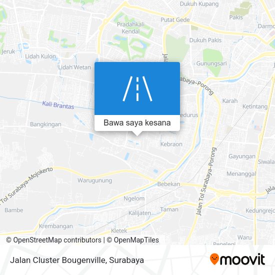 Peta Jalan Cluster Bougenville