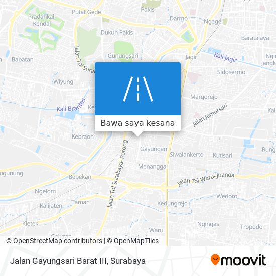 Peta Jalan Gayungsari Barat III