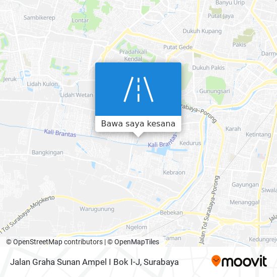 Peta Jalan Graha Sunan Ampel I Bok I-J