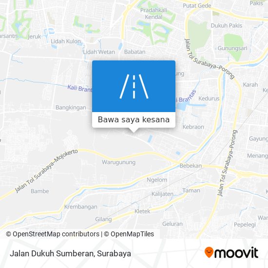 Peta Jalan Dukuh Sumberan