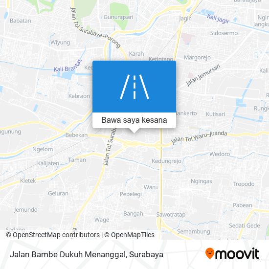 Peta Jalan Bambe Dukuh Menanggal