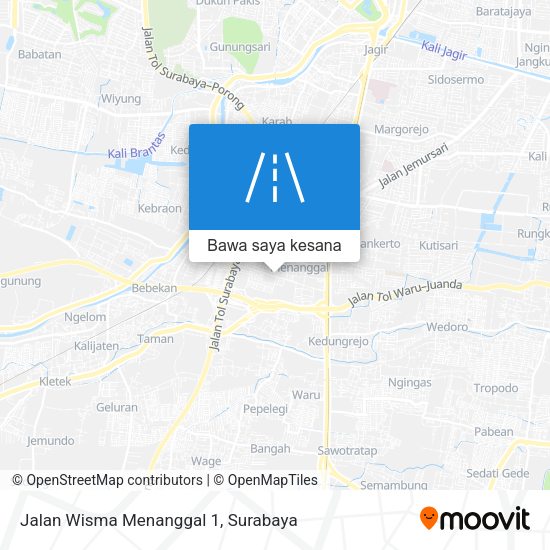 Peta Jalan Wisma Menanggal 1