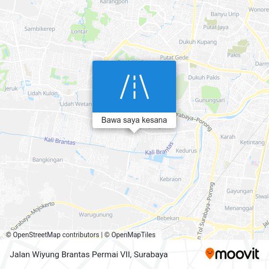 Peta Jalan Wiyung Brantas Permai VII