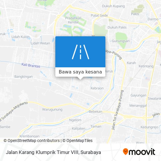 Peta Jalan Karang Klumprik Timur VIII