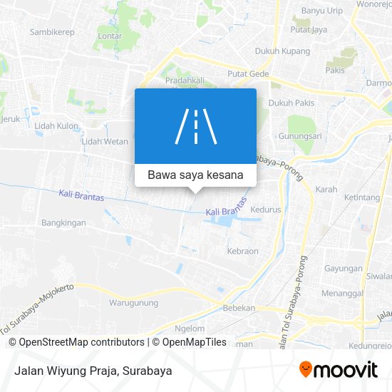 Peta Jalan Wiyung Praja