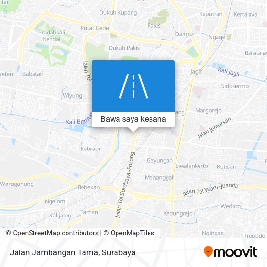 Peta Jalan Jambangan Tama