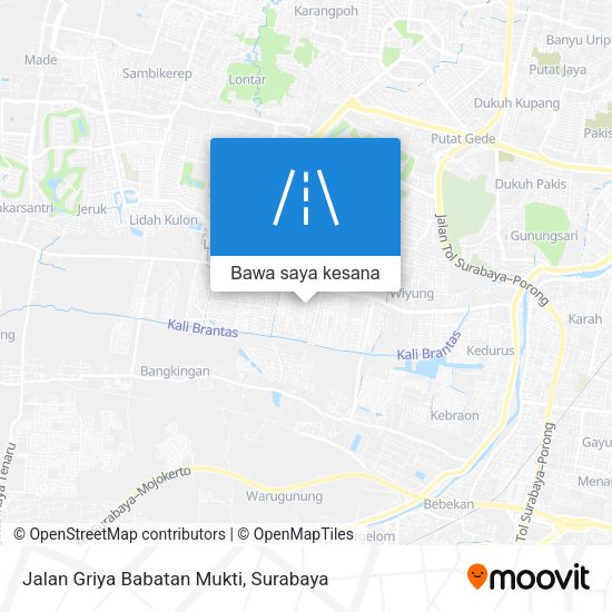 Peta Jalan Griya Babatan Mukti