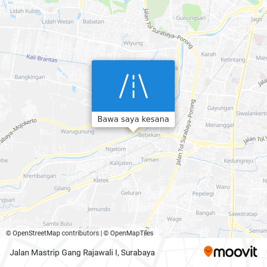 Peta Jalan Mastrip Gang Rajawali I