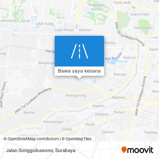 Peta Jalan Songgobuwono