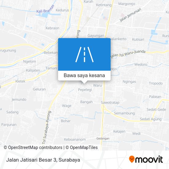 Peta Jalan Jatisari Besar 3