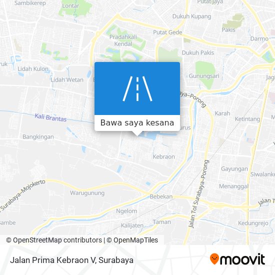Peta Jalan Prima Kebraon V