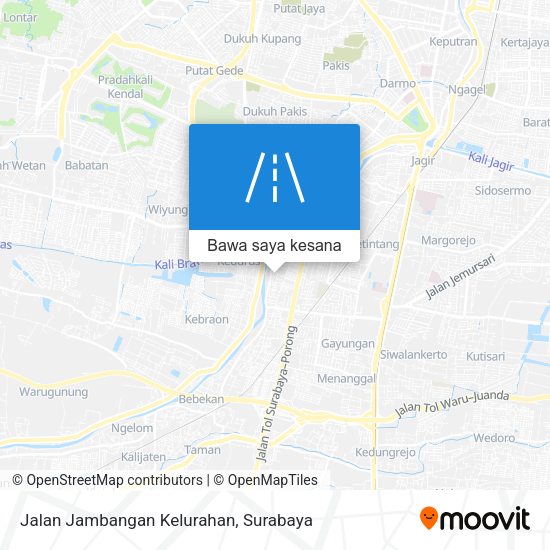 Peta Jalan Jambangan Kelurahan