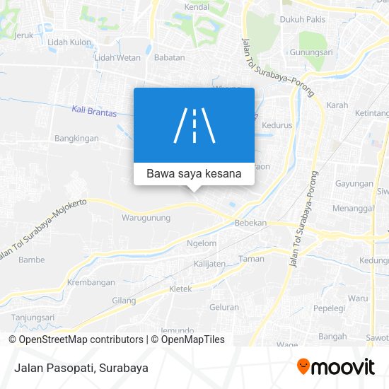 Peta Jalan Pasopati