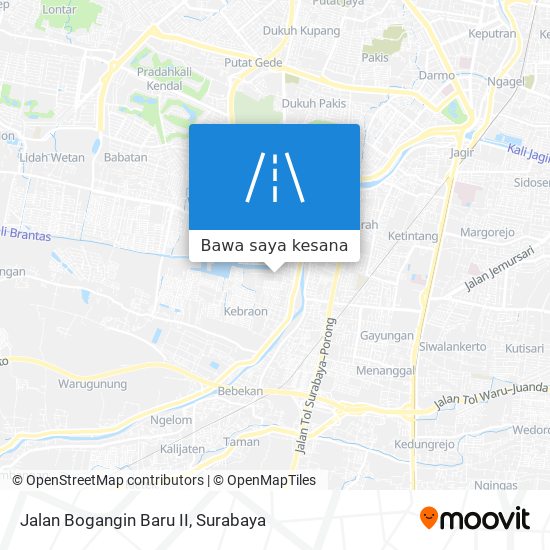 Peta Jalan Bogangin Baru II