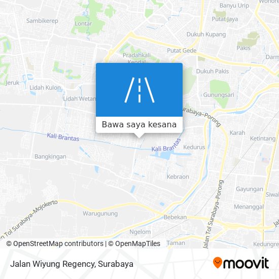 Peta Jalan Wiyung Regency
