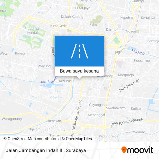 Peta Jalan Jambangan Indah III