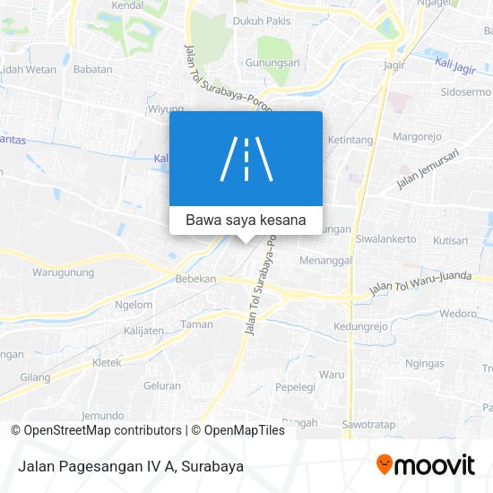 Peta Jalan Pagesangan IV A