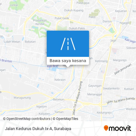 Peta Jalan Kedurus Dukuh Ix-A