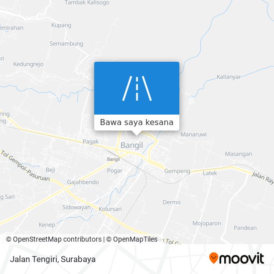 Peta Jalan Tengiri