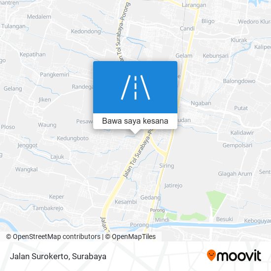 Peta Jalan Surokerto