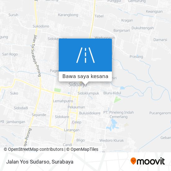 Peta Jalan Yos Sudarso