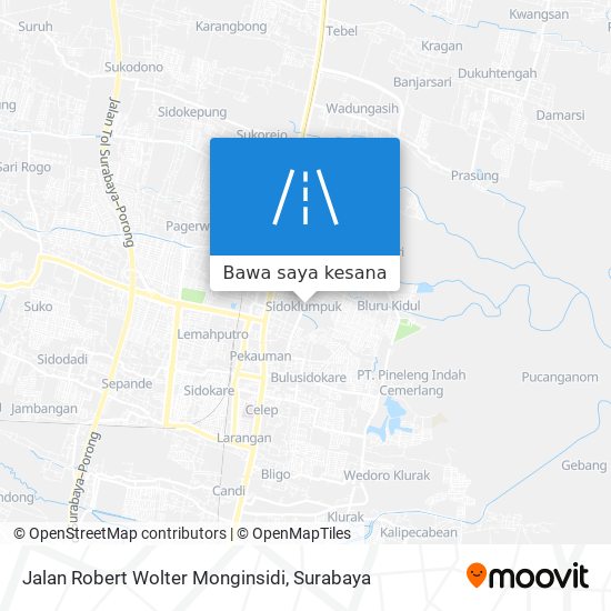 Peta Jalan Robert Wolter Monginsidi