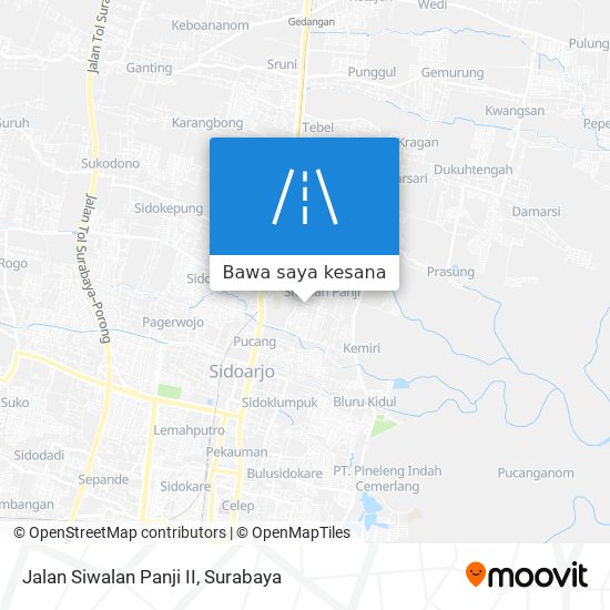 Peta Jalan Siwalan Panji II