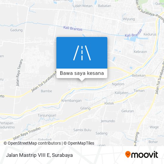 Peta Jalan Mastrip VIII E