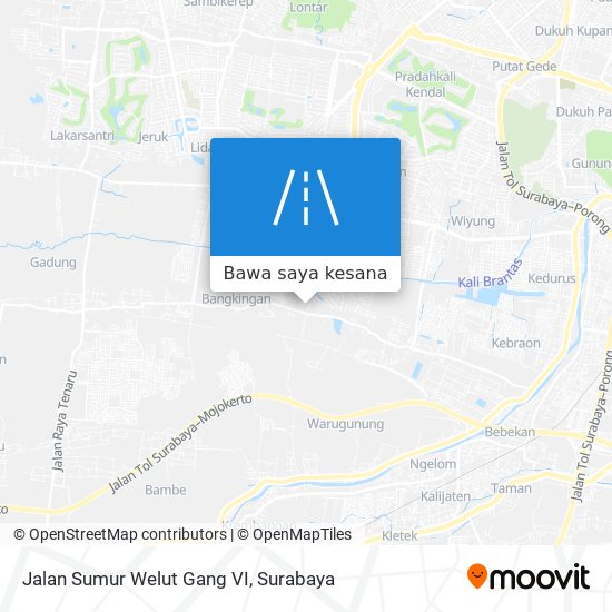 Peta Jalan Sumur Welut Gang VI