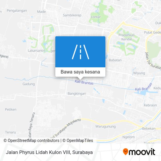 Peta Jalan Phyrus Lidah Kulon VIII