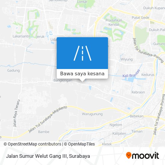 Peta Jalan Sumur Welut Gang III