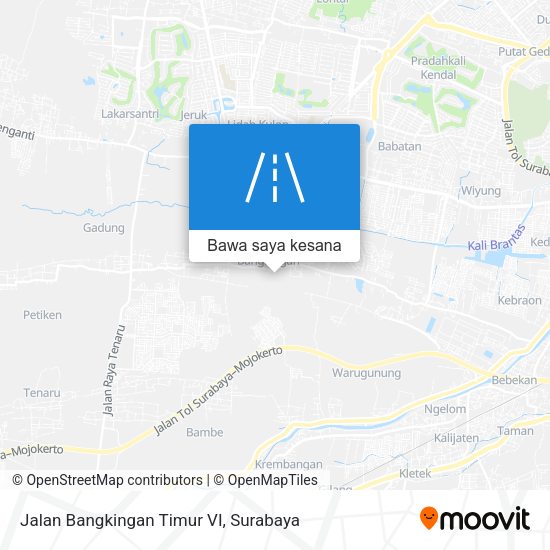 Peta Jalan Bangkingan Timur VI