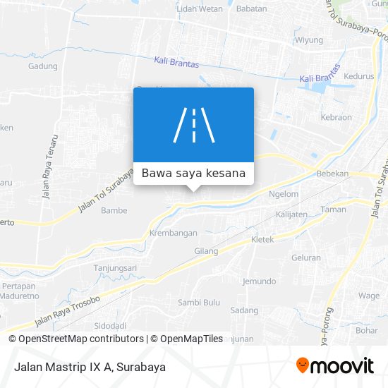 Peta Jalan Mastrip IX A