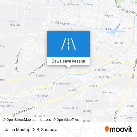 Peta Jalan Mastrip IX B
