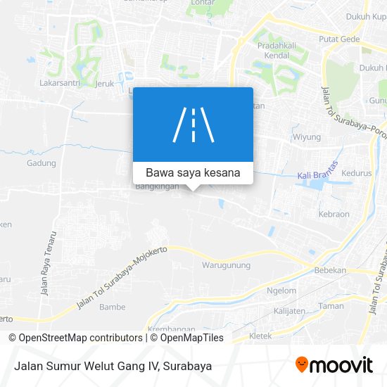 Peta Jalan Sumur Welut Gang IV