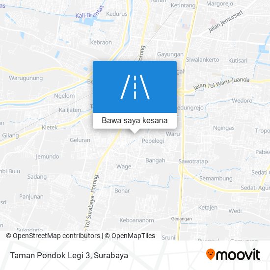 Peta Taman Pondok Legi 3