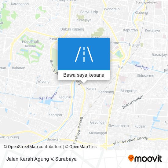 Peta Jalan Karah Agung V