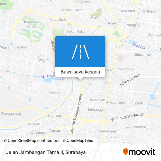 Peta Jalan Jambangan Tama II