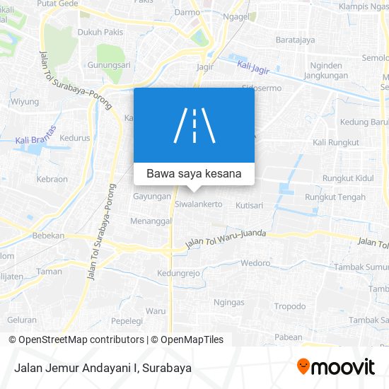 Peta Jalan Jemur Andayani I