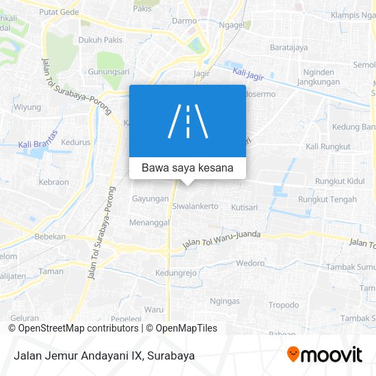 Peta Jalan Jemur Andayani IX